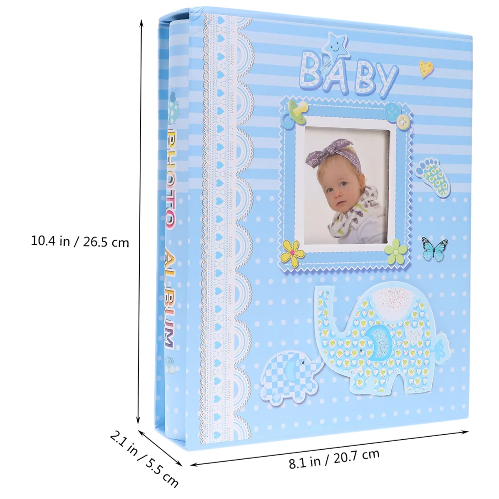 

6 Inch Photo Album Creative Commemorative Book 200 Pages Interstitial Albums Bag Personality Gift Decoration for Baby Photo Stor