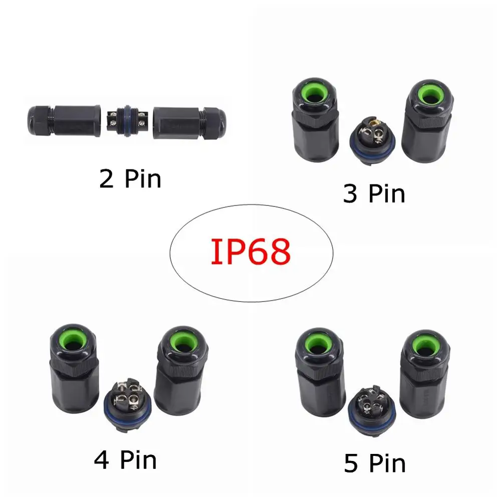 Водонепроницаемый соединитель IP68 380 в 60 А 2 16 мм M25 2/3/4/5Pin Электрический винтовой