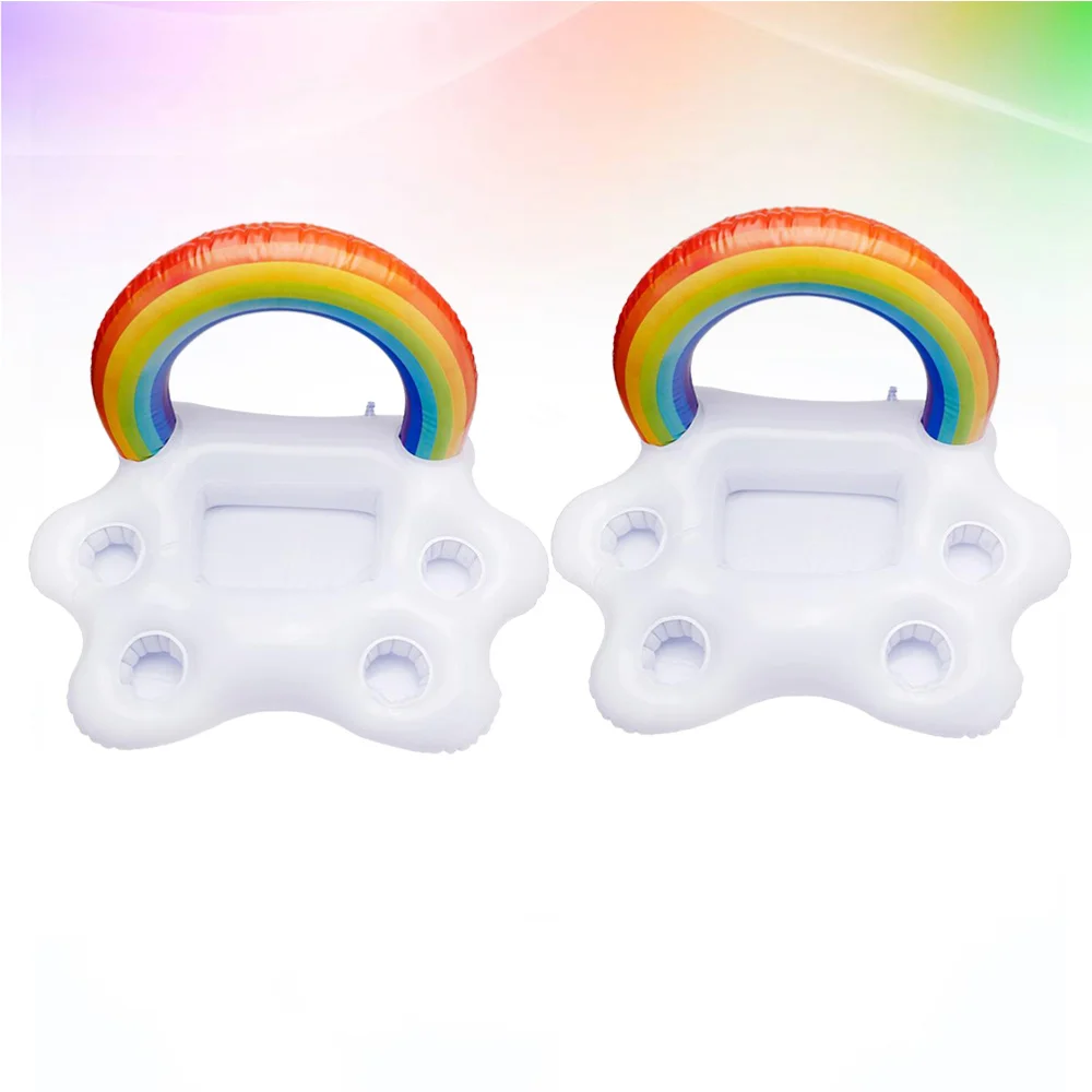 2 шт. летнее ведро для вечеринки радужное облако подстаканник надувной бассейн