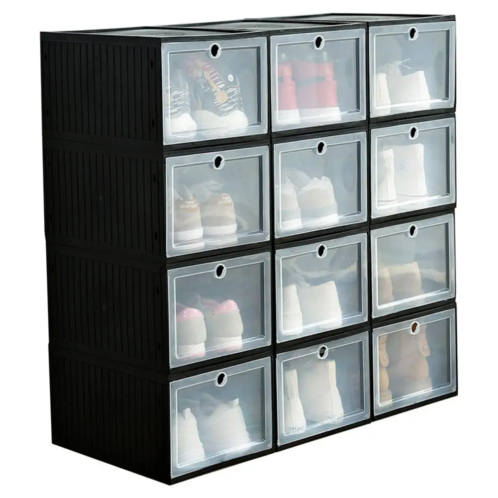 1 шт. большой размер домашняя складная коробка для хранения ящиков прозрачная