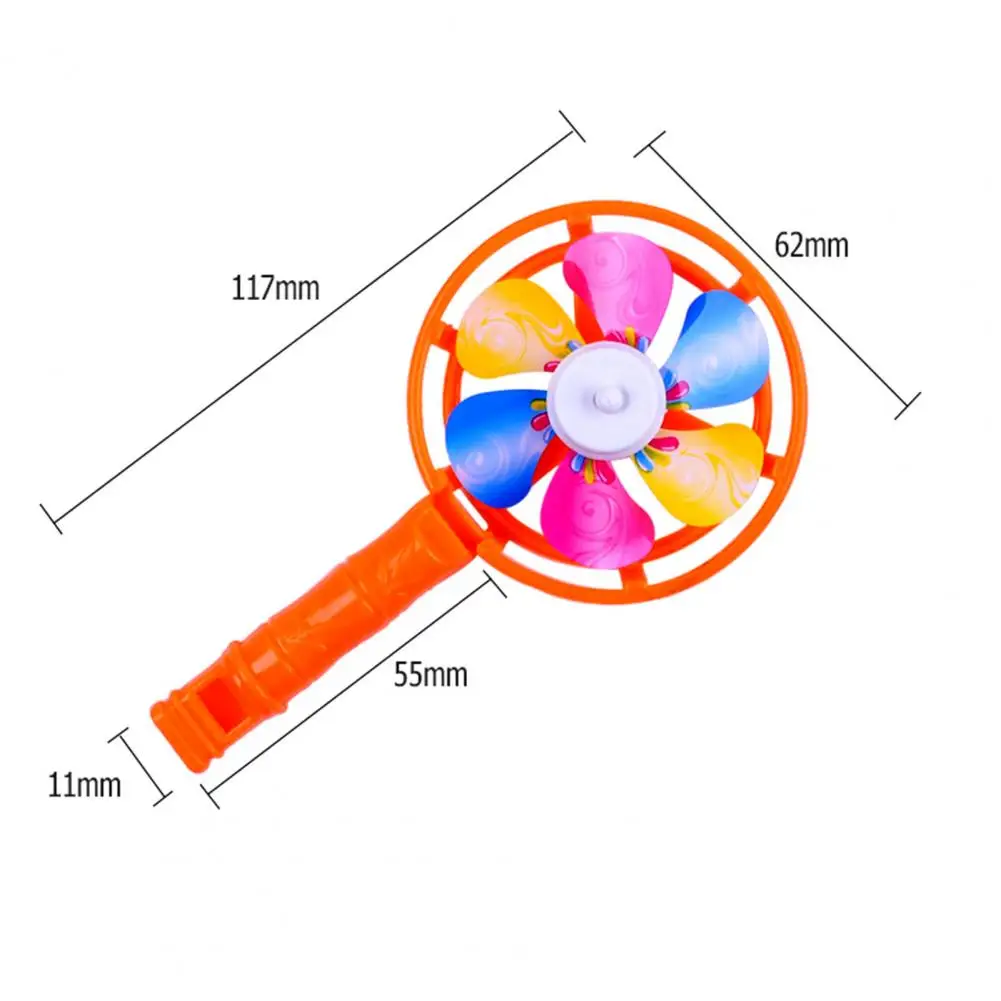 

5Pcs Creative Windmill Whistling Handle Pinwheel Wind Spinner Children Toys Windmill Whistling Handle Pinwheel Wind Spinner Chil