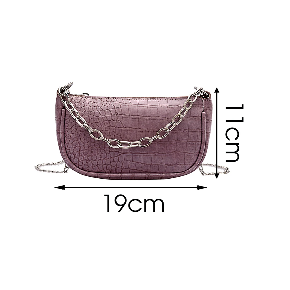 Женская винтажная Сумка-клатч из ПУ кожи с крокодиловым узором повседневная