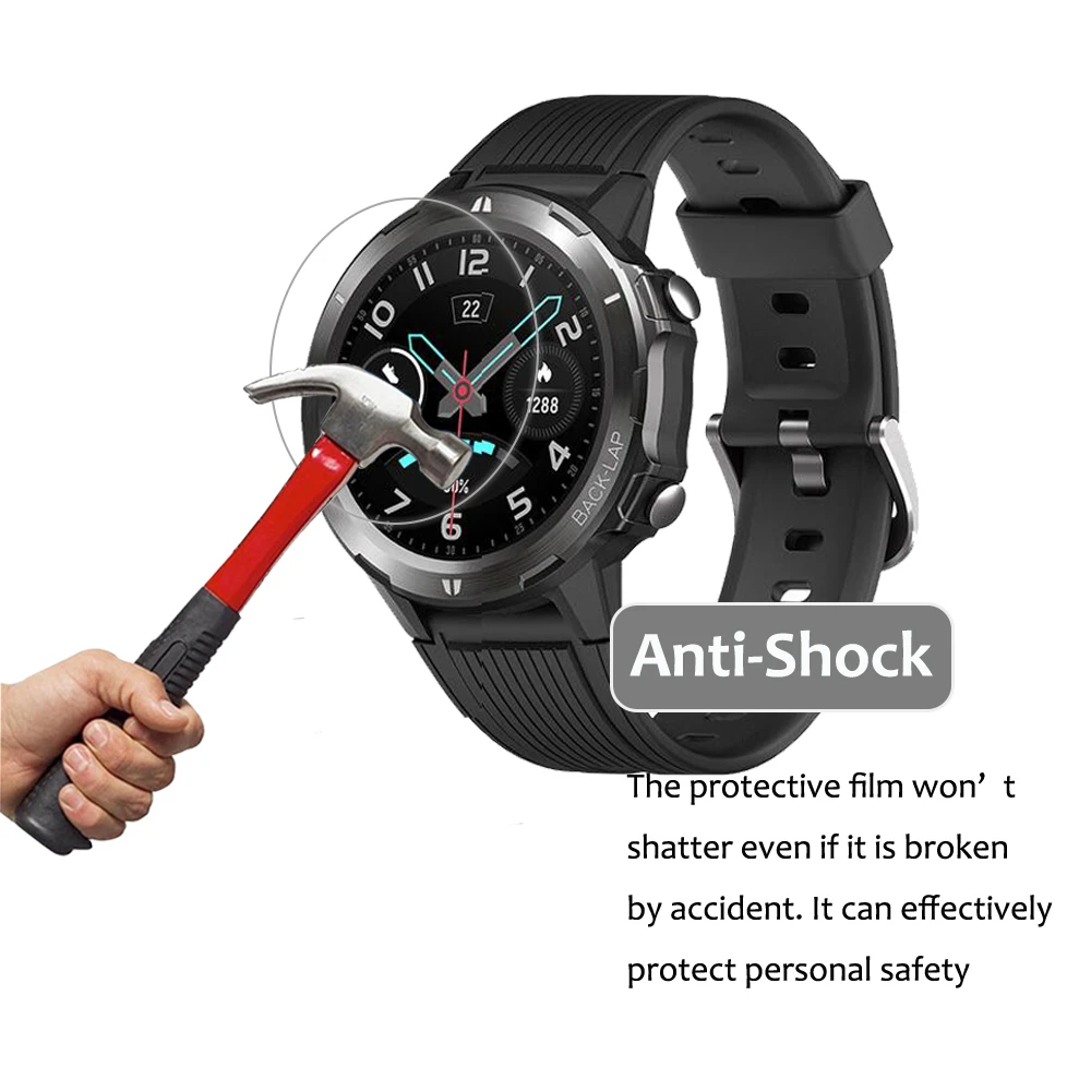 3 шт. для смарт-часов UMIDIGI Uwatch GT нано Взрывозащищенная полноэкранная защитная