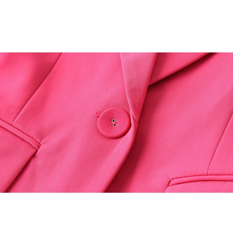 

2020 Spring New Fashion Ladies Suit Jacket Office Business Women Coat Elegant Slim Single Button Blazers Plus size Casual Tops