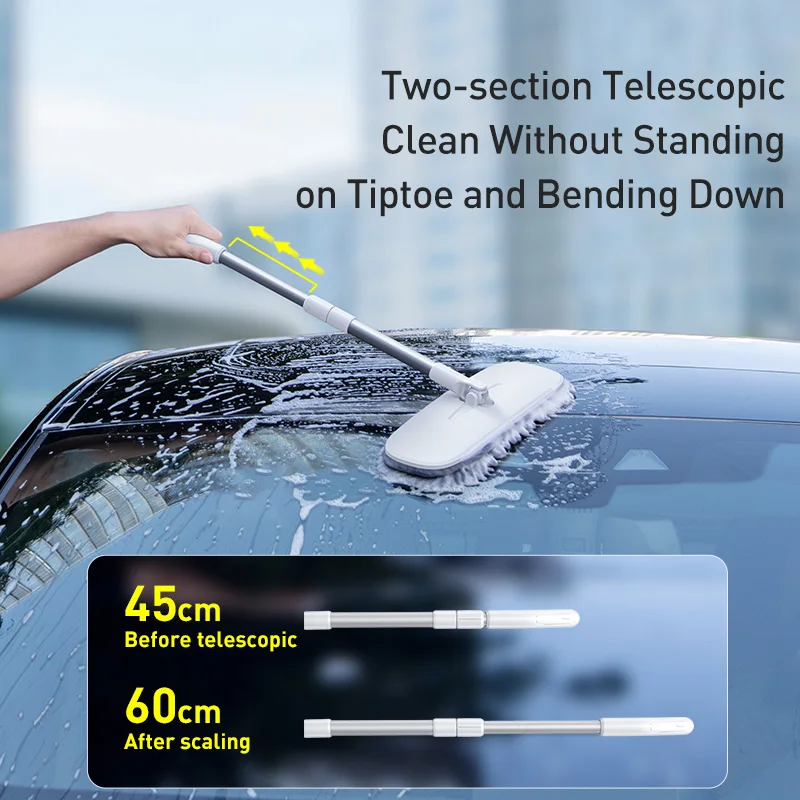 Швабра Baseus из микрофибры для деревянного пола тряпка мытья автомобиля щетки