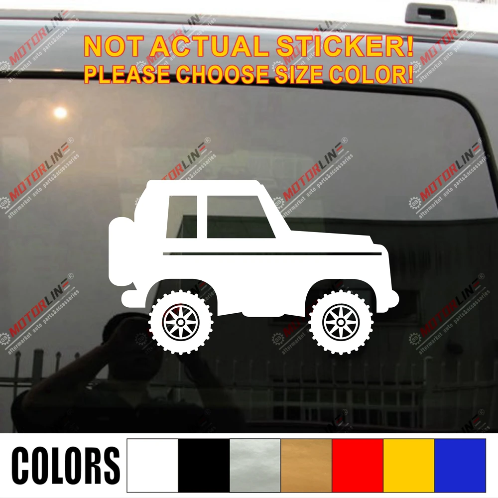 Виниловая наклейка в форме автомобиля для Jeep Wrangler Rubicon Sahara JK YJ TJ CJ и т. Д. высечка