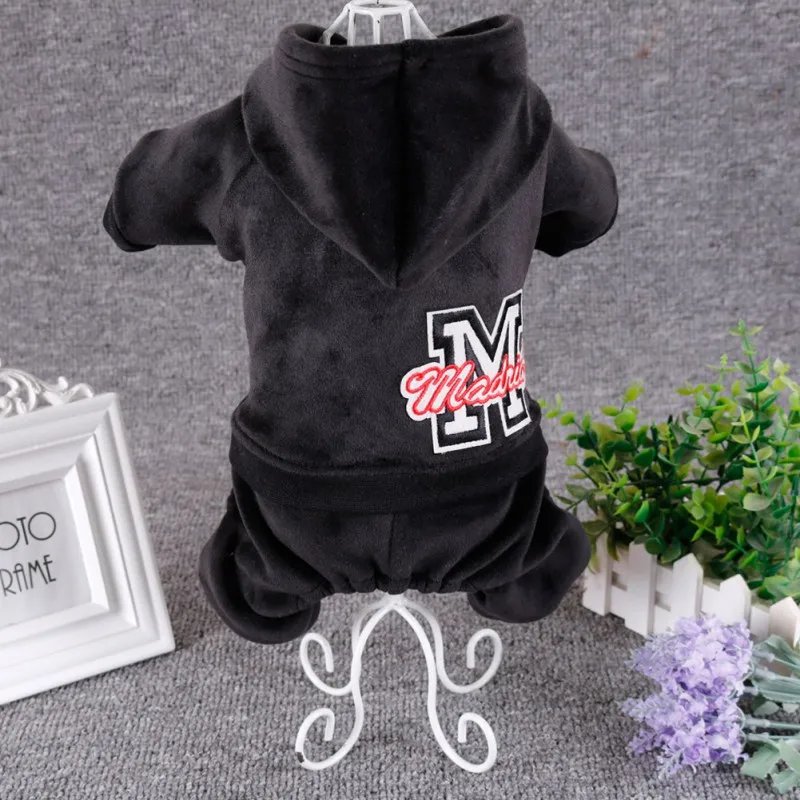 

Теплое бархатное пальто для домашних животных; Одежда для собак; щенок бульдога; леопардовый принт; куртки; пальто; верхняя одежда; сезон осе...