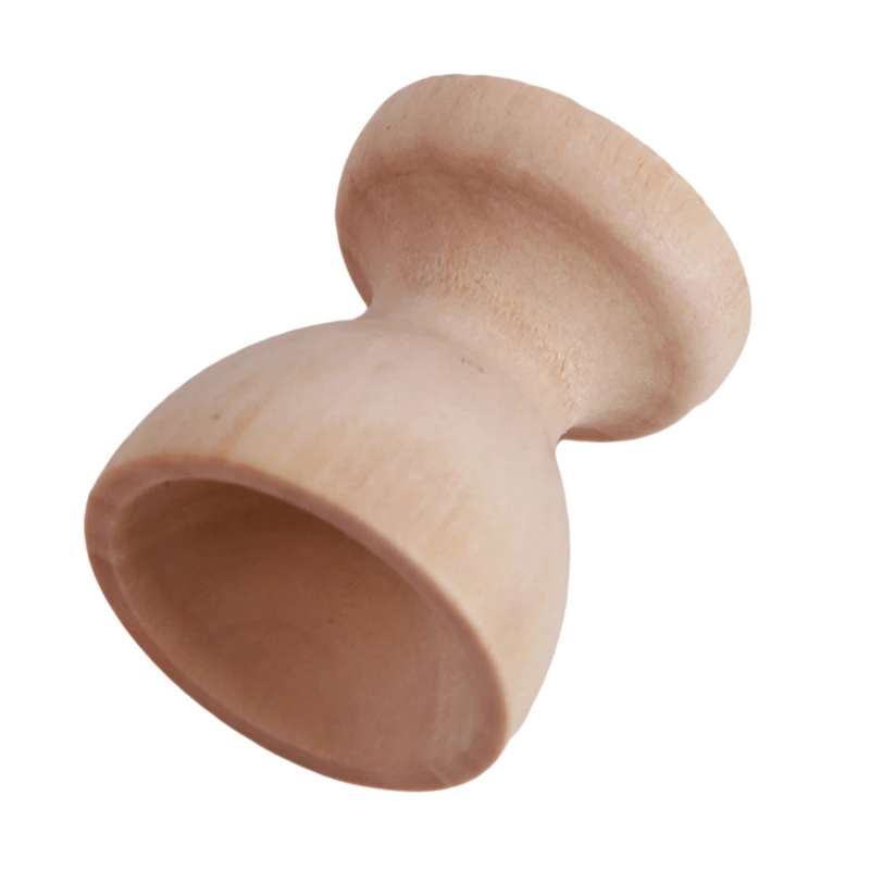 Egg Base Wine Glass Shape Tray High Quality Exquisite Fashion Durable Primary Color Wooden Simulation | Игрушки и хобби