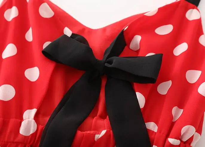 Детское шифоновое платье в горошек без бретелек на возраст 4 6 810 12 14 лет | Детская