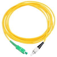 5pcsbag sc apc fc upc 3mm fiber optic jumper cable single mode extension patch cord