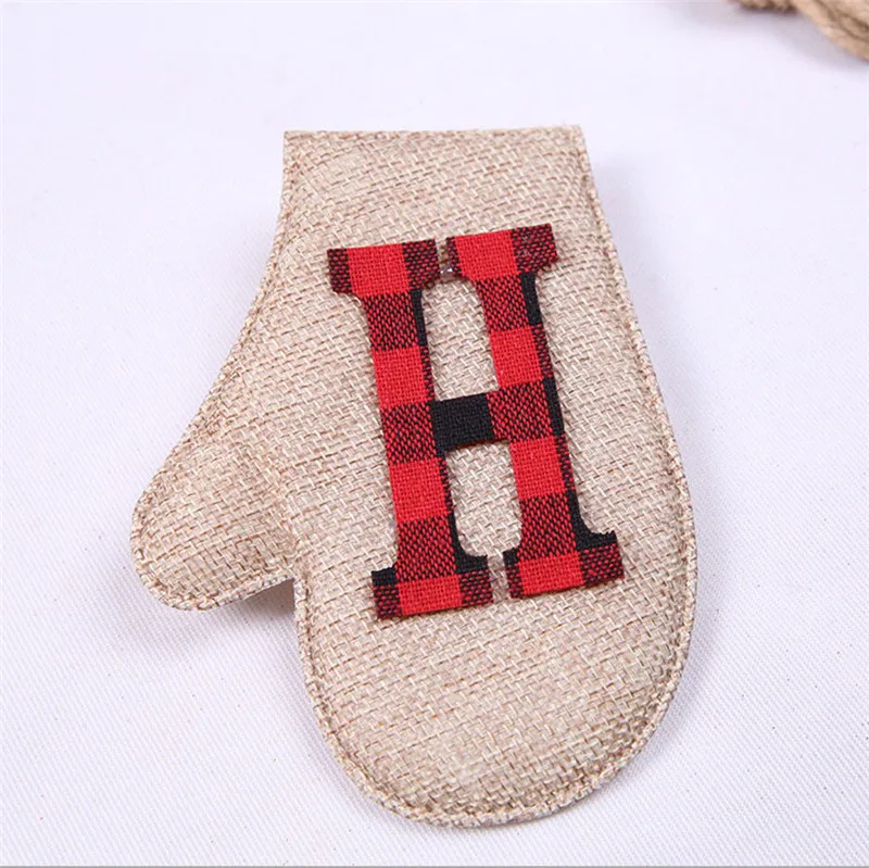 Рождественские украшения перчатки носки тянущиеся флажки сделай сам окно камин