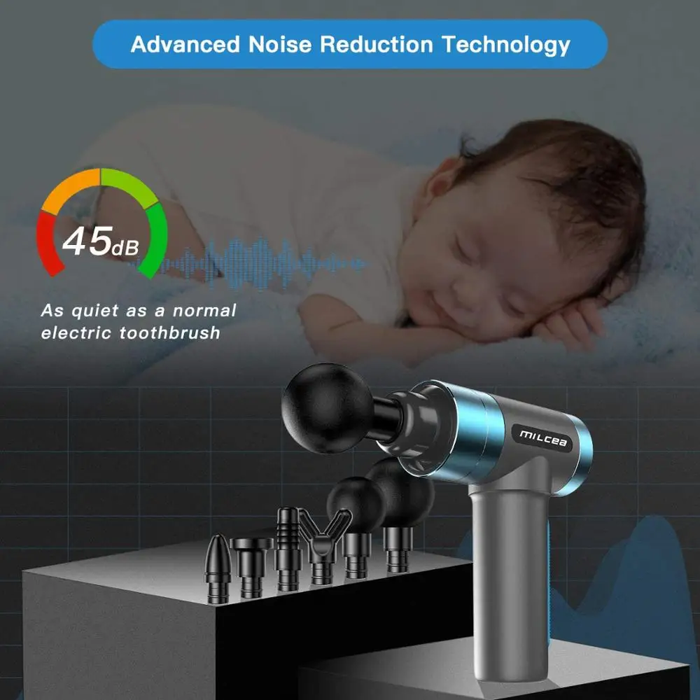 저렴한 근육 마사지 총 깊은 조직 근육 마사지 기계 통증 완화 운동을위한 휴대용 근막 마사지 총 체육관 장비 운동