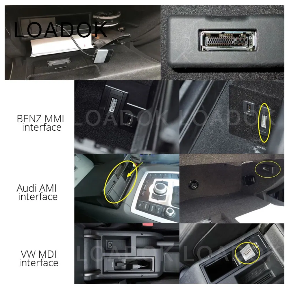 Автомобильный музыкальный ресивер Bluetooth 5 0 Hi-Fi модуль для Mercedes-Benz Audi VW MDI AMI MMI