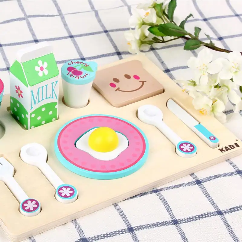 Деревянный игровой домик Игрушки для раннего развития детей имитация