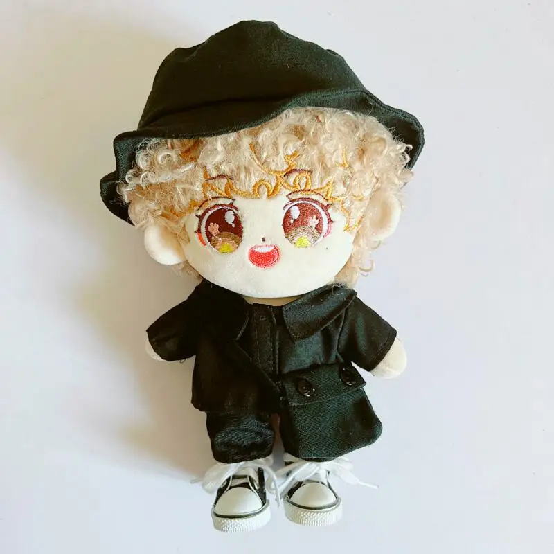 

20cm Idol Doll Cai Xukun Plush Doll Suit Body-Shape Doll Accessories Birthday Present Replaceable Clothes Toys Christmas Gift