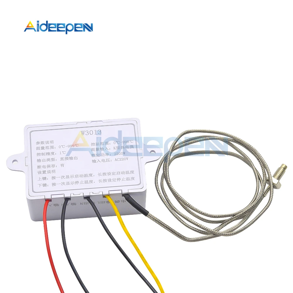 W3013 10A цифровой Температура контроллер микрокомпьютерный термостат