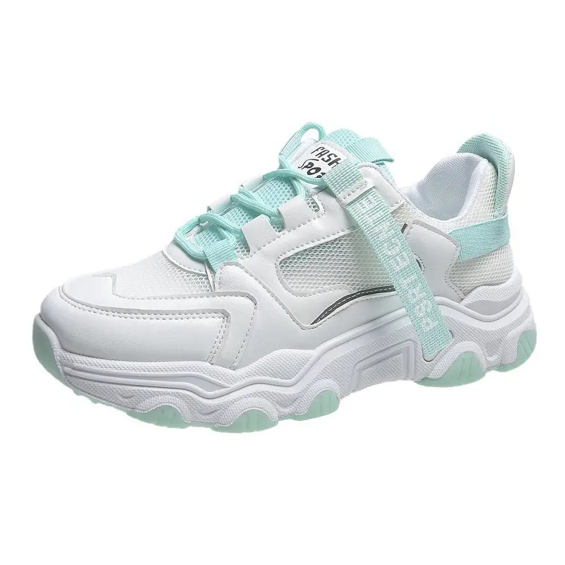 

2021 New Women's Sports Shoes Breathable Mesh Casual Wild Outdoor Spring White Shoes Light Comfortable Shoes for Women Sneakers