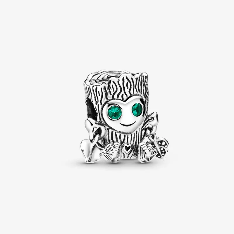 

2020 Sale Real 925 Sterling Silver Sweet Tree Monster charms Beads Fit Original Pandora Bracelets DIY Jewelry Making For Women