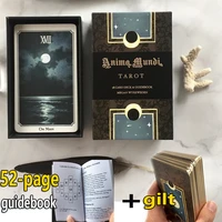 78pcs anima mundi tarot cards for guidance divination fate tarot deck board games with guide book minor arcana game gilt origin