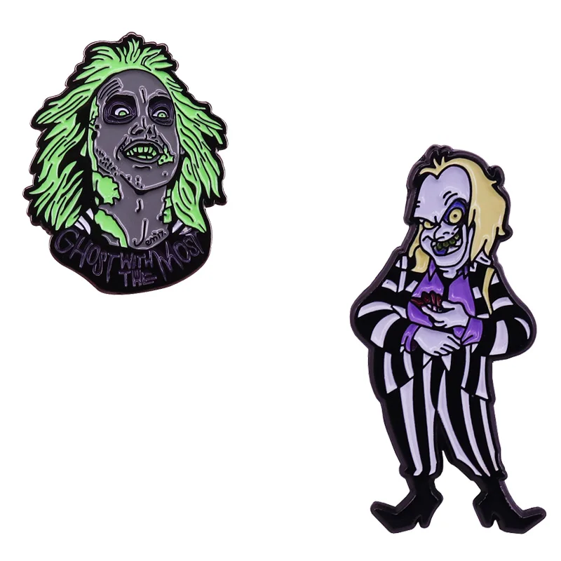 Знак фанатов фильма ужасов Goth аксессуары для вечеринки в стиле Хэллоуин|Броши| |