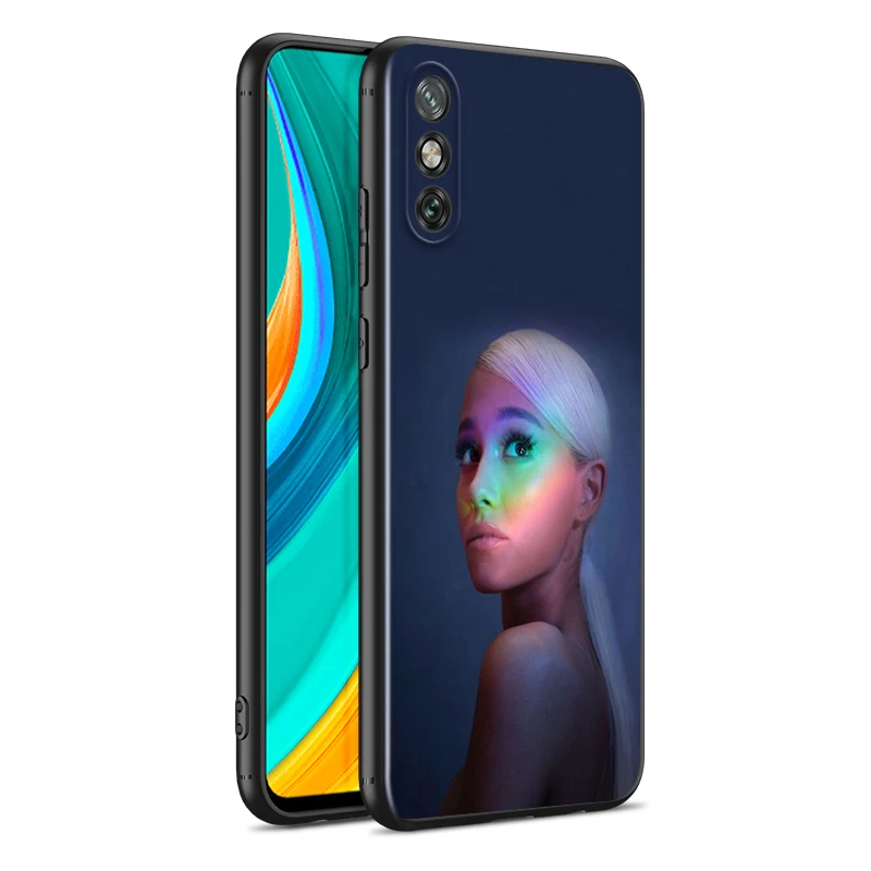 Beauty Music Girl for Huawei Y9A Y9S Y9 Y8S Y8P Y7P Y7 Y6 Y5P Y5 Lite Pro Prime 2020 2019 2018 2017 Black Phone Case