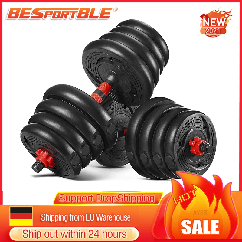

30KG Adjustable Dumbbell Set Barbell Exercise Fitness Equipment Sport Supplies for Building Body Losing Weight Ourdoor Indoor
