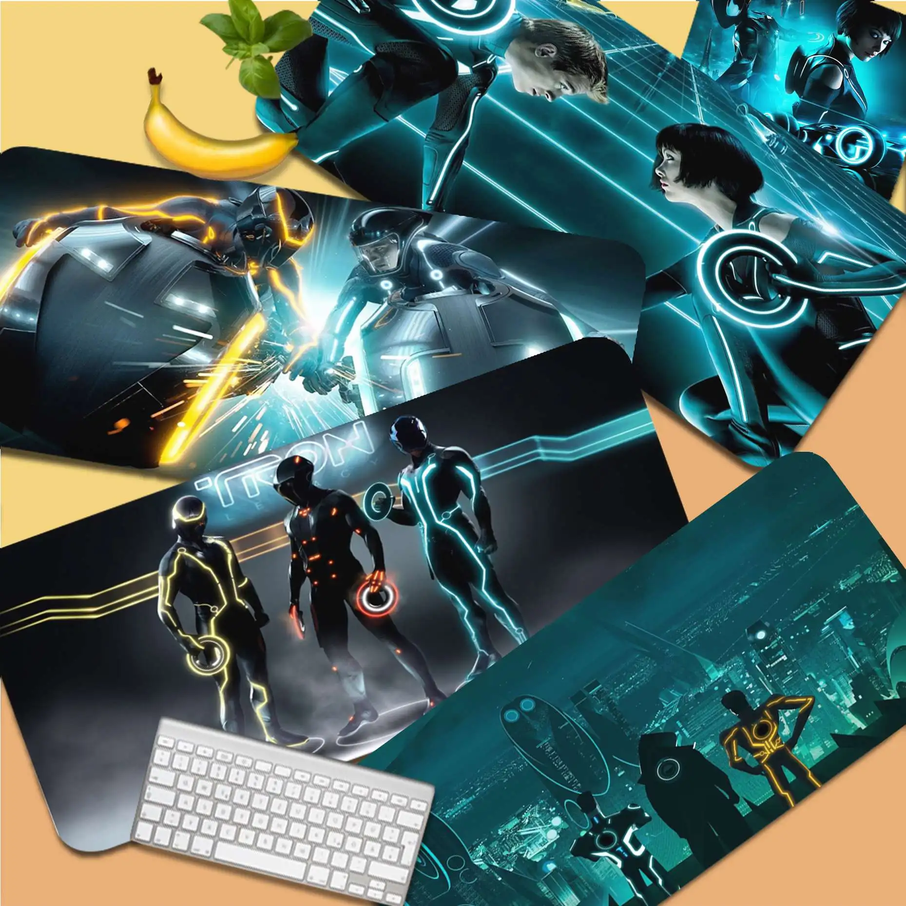 

Игровой мягкий коврик для мыши Disney Tron Legacy, Офисная мышь нового дизайна, размер для игроков CSGO, настольного ПК, ноутбука