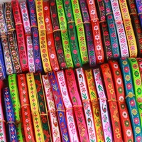 7mlot with 1cm high quality lace fabric accessories ribbon diy curtain garment accessories ethnic lace trim