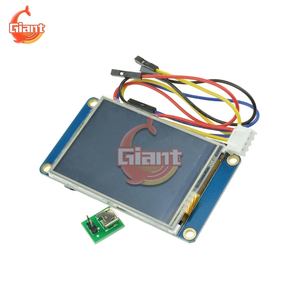 5 в сенсорный экран UART HMI ЖК модуль дисплей 2 4 дюйма TFT 320x240 резистивный для Arduino