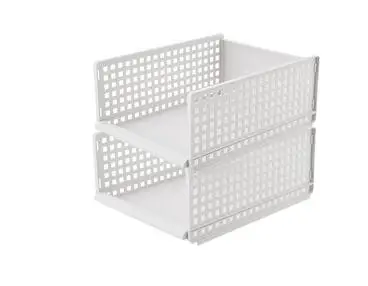 2pc-small Многоразмерный органайзер для одежды, многослойная домашняя коробка для хранения, органайзер для одежды, полка для носков, pf8315 - Цвет: 2pc-small