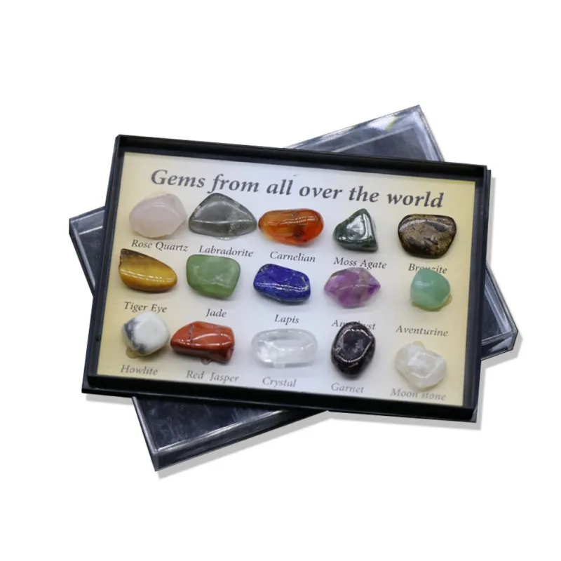 

15 шт. кристалл натуральный камень полированный агатовый камень коллекция популярные украшение камнями ремесла Кофе магазин отеля