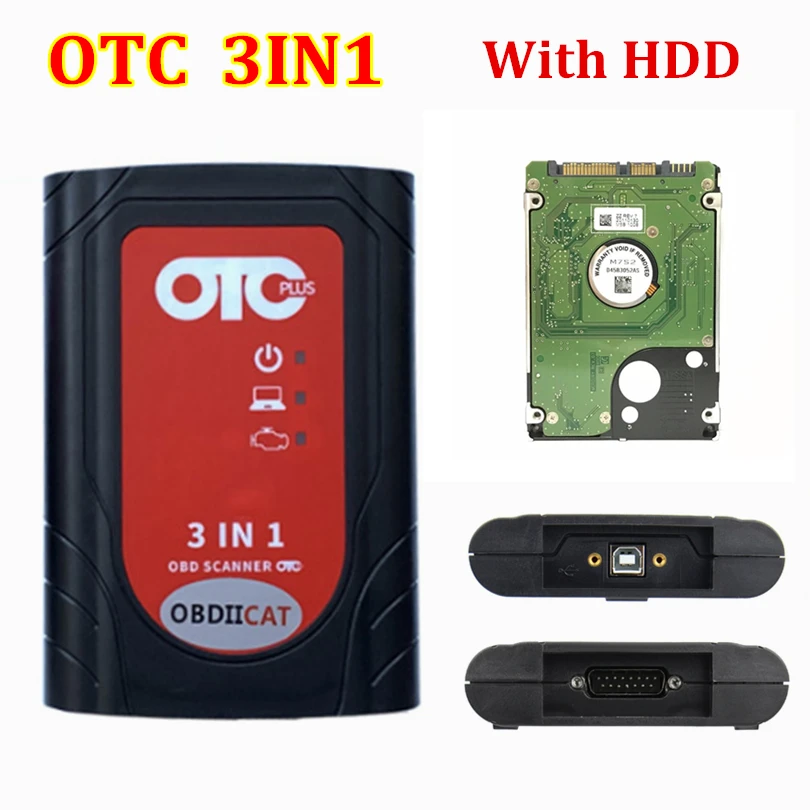 OTC Plus 3 в 1 с HDD диагностическим инструментом для nissan consult toyota умный тестер volvo vida dice