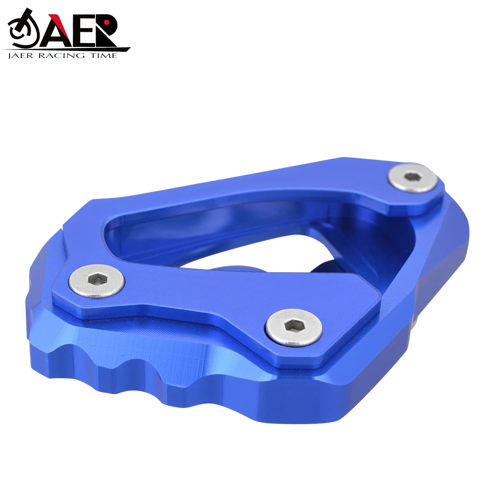 JAER Мотоцикл CNC SideKickstand подставка увеличенная Удлиняющая пластина для Yamaha MT-10 MT10 MT