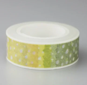 

15mmx10m yellow green decorative tape(1piece)
