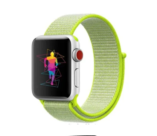 14 Nylon Strap For apple watch 5 4 band 44mm/40mm pulseira apple watch 42mm/38mm iwatch series 5/4/3/2 Colorful connector watchband - Цвет ремешка: 14