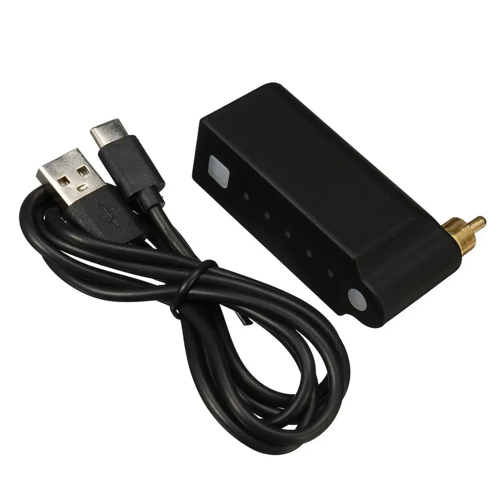 Беспроводной мини-источник питания для татуажа 2000mA RCA DC соединение доступное оборудование для татуажа перманентного макияжа - Цвет: RCA
