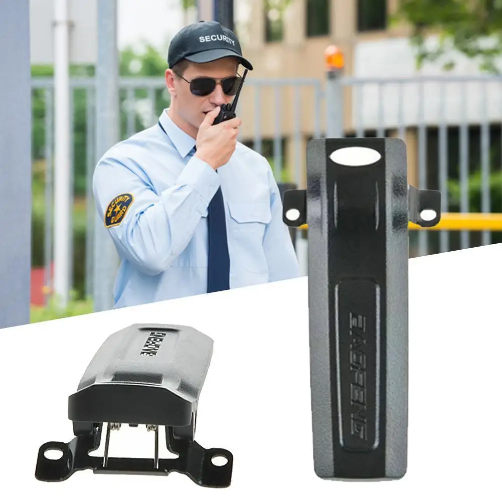 

Original Belt Clip Clamps For Baofeng Uv-82 Cb Two Clips Way Walkie Talkie 82 8w Accessories Back Uv Metal Radios S5T1