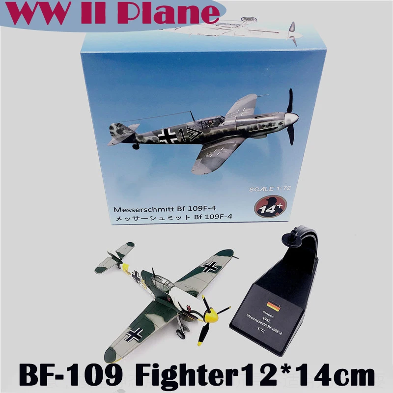 1/72 WW2 самолет фашистская Германия BF-109 истребитель литья под давлением пластиковая модель Коллекция военных энтузиастов подарок на день рождения для мальчика