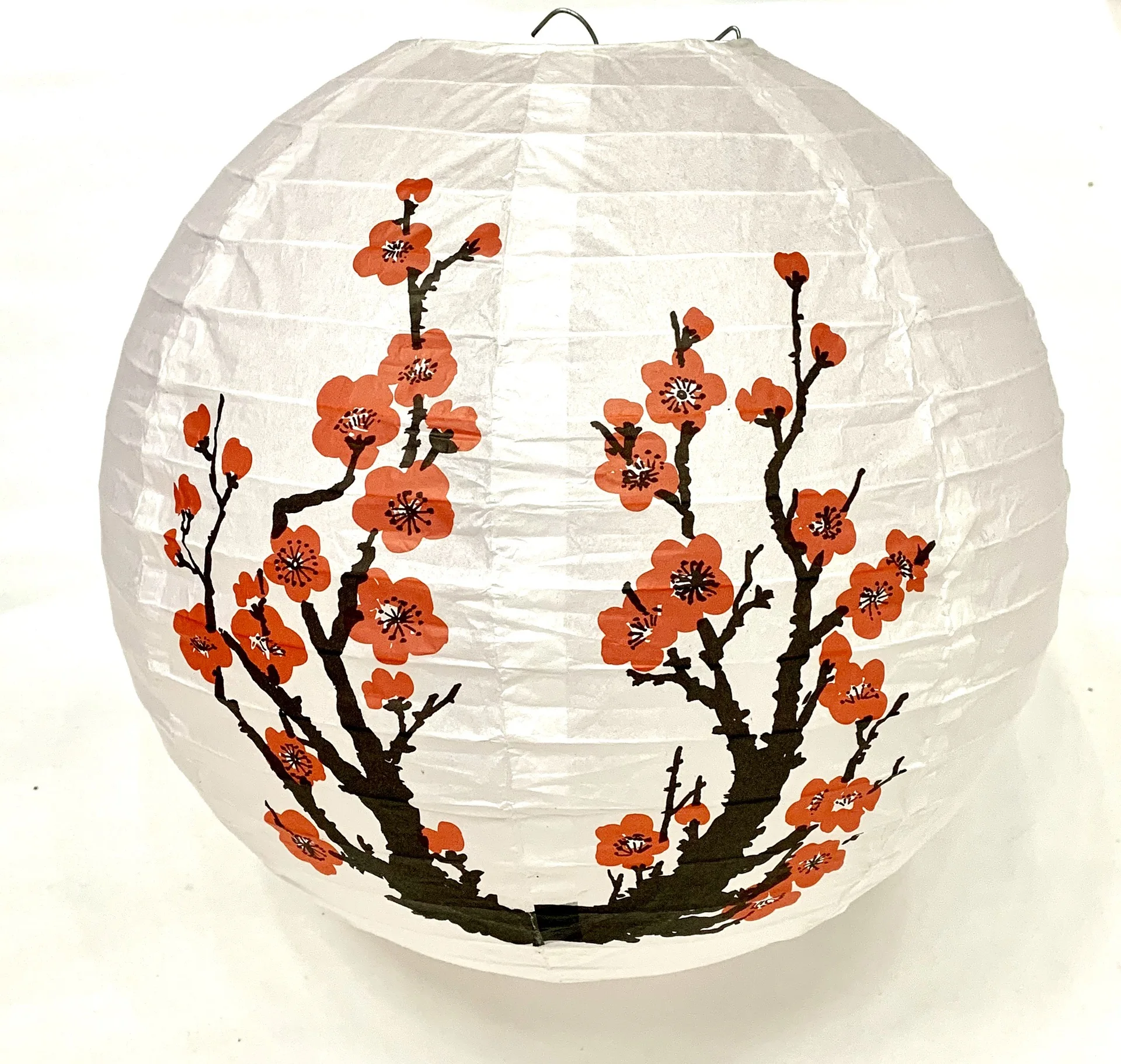 40 см 16 дюймов цветение сливы синий фарфор бамбук печатный китайский круглый