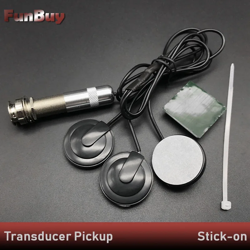 Универсальный 6 35 мм пьезозвукосниматель 3 датчиков для Акустическая гитара