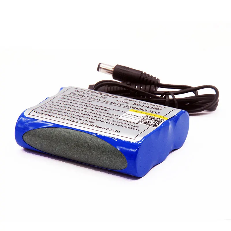 Аккумуляторная батарея Liitokala 12 В 3000 мАч 18650 литий ионные перезаряжаемые литиевые