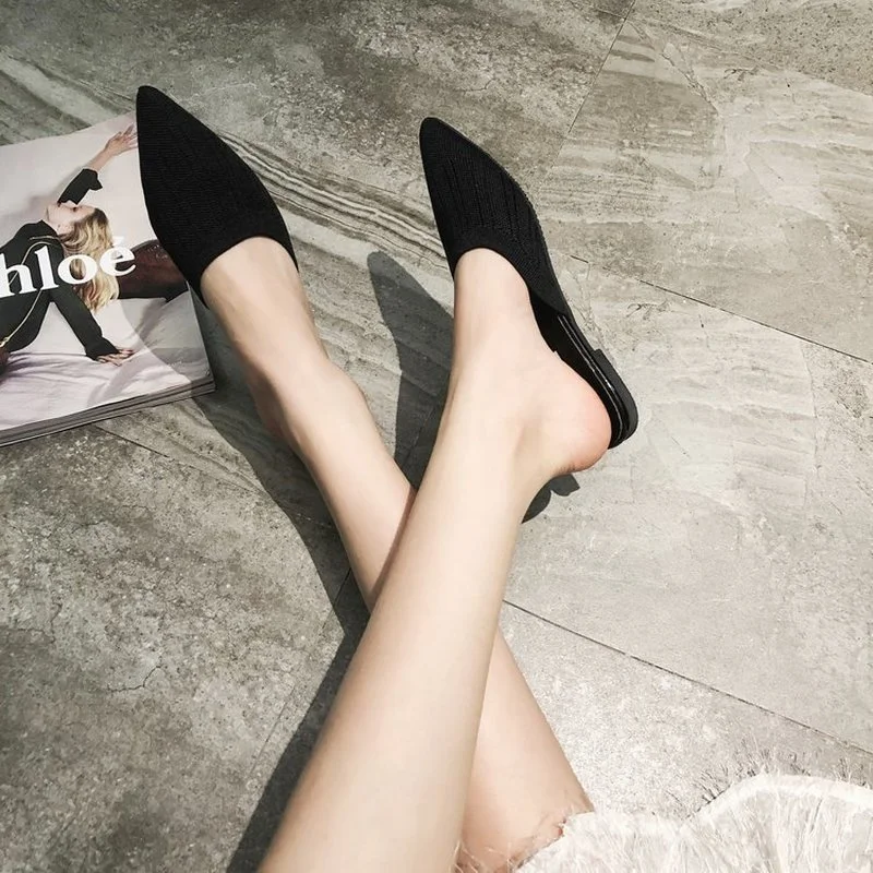 

New Baotou Women's Slippers 2021 Fashion Simple Pure Color Sweet and Elegant All-match Casual Small Fresh Women's Slippers