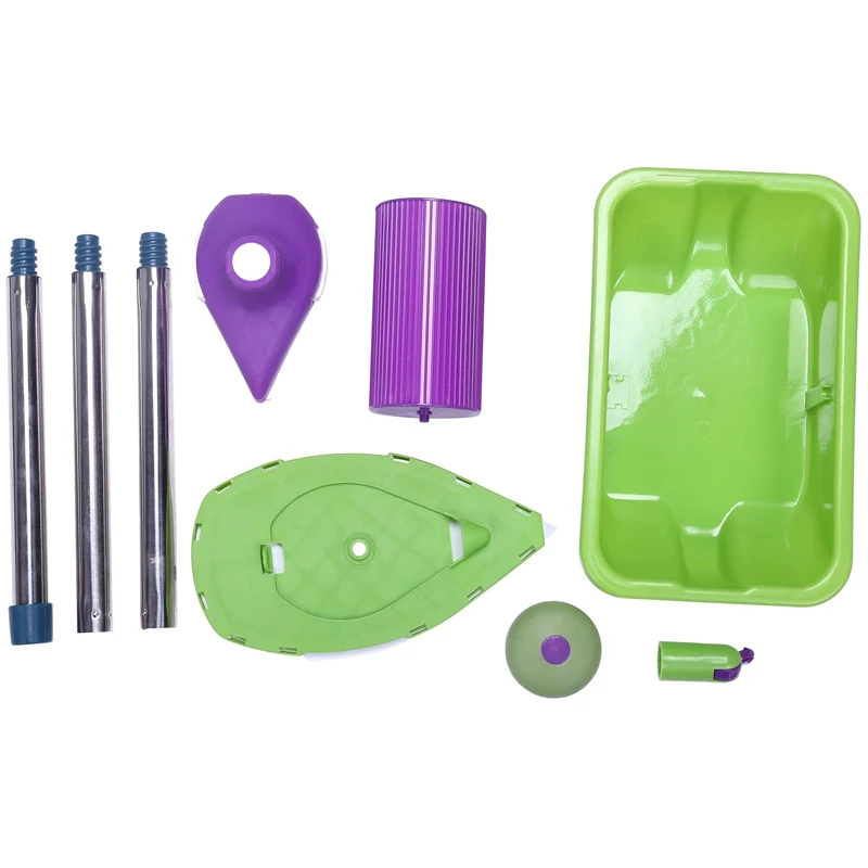 

9Pcs/Set Paint Roller Tray Sponge Pads Kits Household Painting Brush Wall Decorative Hand Tools Home Room Diy Hand Tool Set