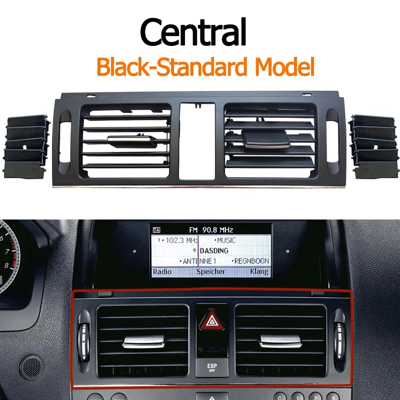 

Модернизированная решетка кондиционера переменного тока LHD RHD W204 для Mercedes Benz C Class C180 C200 C220 C230 260 300 350 2007-2011