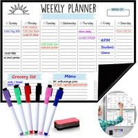 a3 magnetic weekly dry erase board calendar fridge whiteboard magnetic weekly planner for refrigerator fine tip marker eraser