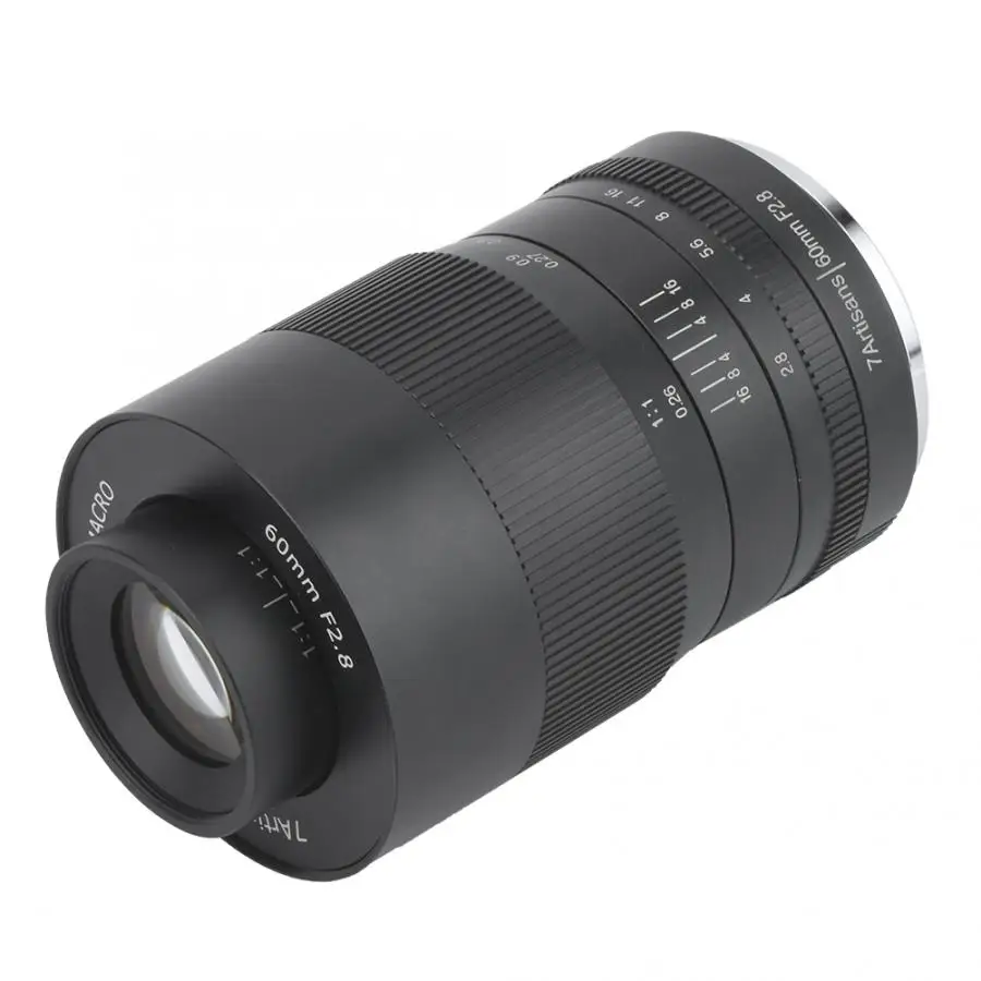 7artisans 60 мм F2.8 APS-C ручной фокусировкой Аф макро объектив для Sony E-Mount DSLR камер/Canon Fuji