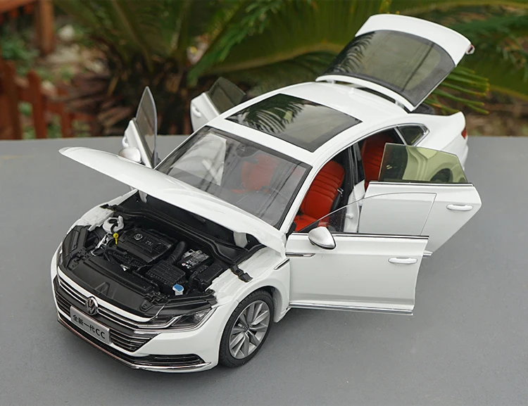 Высокое качество 1:18 VW CC модель сплава, имитация литого металла модель седана, изысканная коллекция подарков