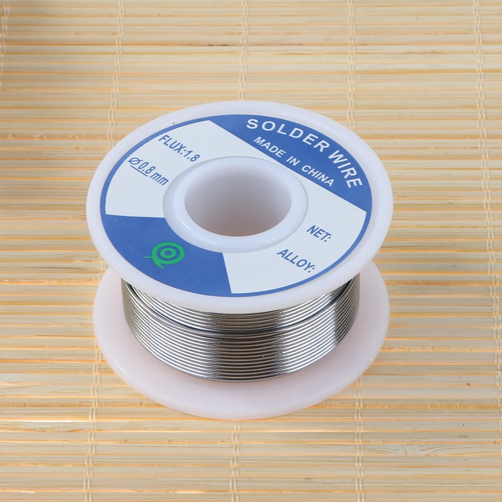 0.8mm Lead-Free Tin Silver Solder Wire Lead-free 3% Speaker DIY Material Soldering Rolling Cable Line | Инструменты