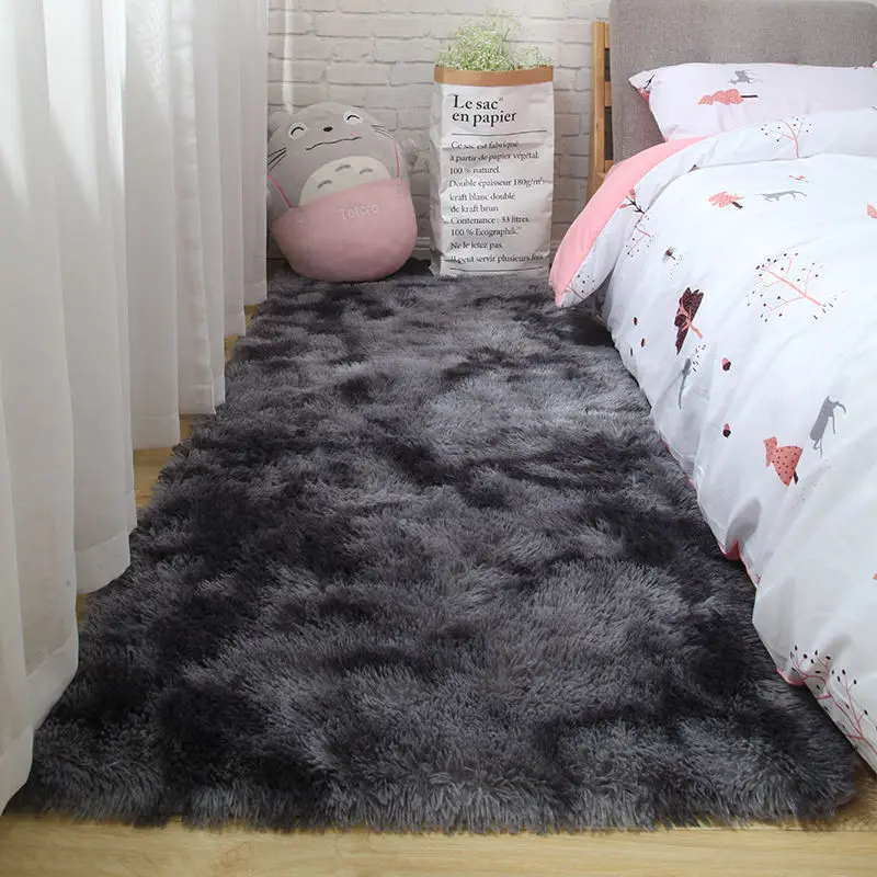 

Fluffy Rug Carpets for Living Room Decor Faux Fur Rugs Kids Room Long Plush Rugs for Bedroom Shaggy Area Rug Modern Mats