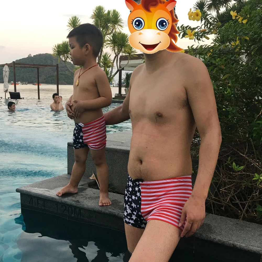 SWIMMART 2020 семейный купальник для родителей и детей купальные костюмы папы сына